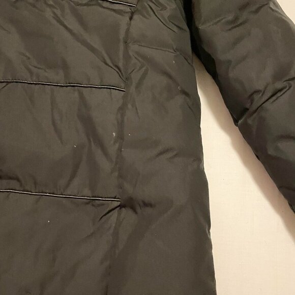 London Fog Womens Size XS Long Puffer Jacket Coat Flaws - Picture 15 of 16